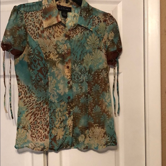 Separates by New York City Sheer blouse - Picture 1 of 4